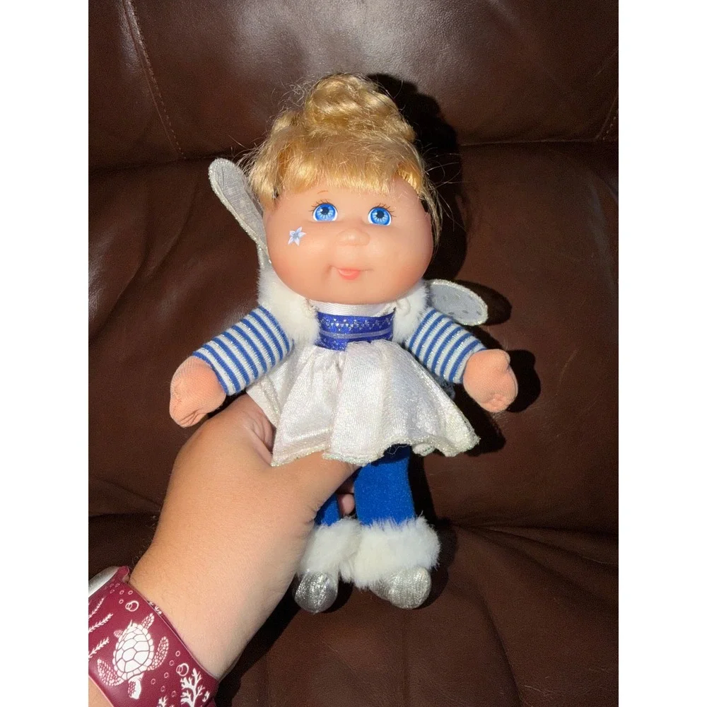 Vintage 1995 Cabbage Patch Kids CPK Mattel Blonde Blue Eye Winter Fairy Doll 9